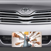 Disney Ratatouille Remy Knives Vanity License Plate - Thumbnail 1