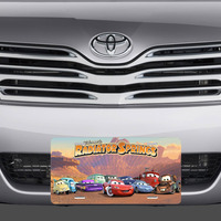 Disney Cars Radiator Springs Lightning McQueen Vanity License PLate - Thumbnail 1