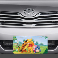 Disney Winnie the Pooh Tigger Piglet Eeyore Vanity License Plate - Thumbnail 1