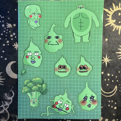 [MP100] Dimple Sticker Sheet/Set