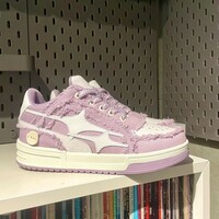 Denim Purple Star Skater Sneakers - Thumbnail 2