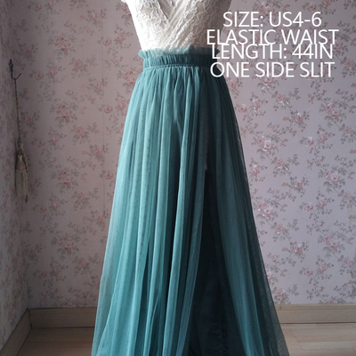 Women tulle maxi skirt, knee length tutu outfit,  a-line fashion tulle tutu skirt, bridesmaid tulle skirt, high waist plus size