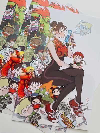 Chun-Li & Friends poster