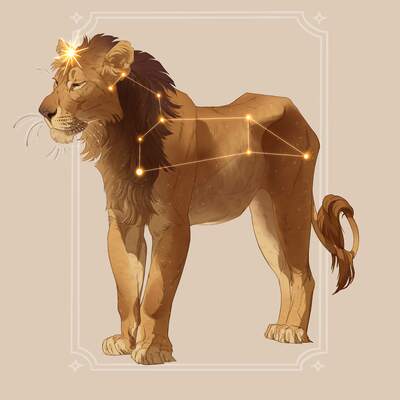 Sun lion + holo