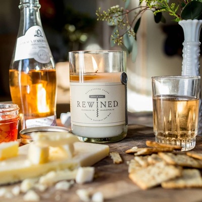 Wine scented candles