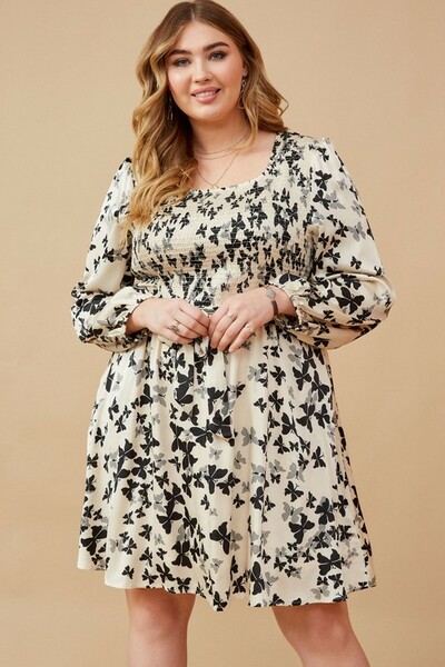 Plus Butterfly Dress