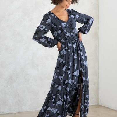 Floral long sleeve dress