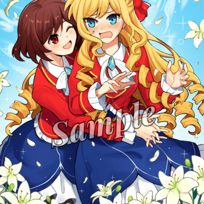 I'm in love with the villainess "claire françois" holographic autographed print