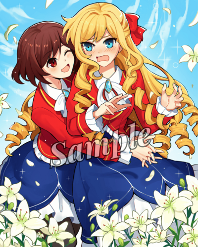 I'm in Love with the Villainess "Claire François" HOLOGRAPHIC Autographed Print