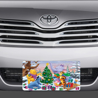 Disney Winnie the Pooh Tigger Christmas Tree Vanity License Plate - Thumbnail 1