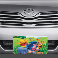 Disney Winnie the Pooh Blustery Day Tigger Piglet Vanity License PLate - Thumbnail 1