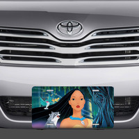 Disney Pocahontas Meeko Vanity License Plate - Thumbnail 1