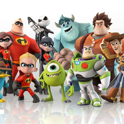 Disney pixar cast woody buzz sully vanity license plate