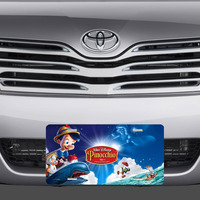 Disney Pinocchio New Title Screen Vanity License Plate - Thumbnail 1