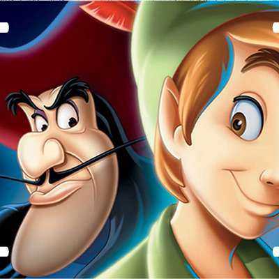 Disney peter pan captain hook vanity license plate