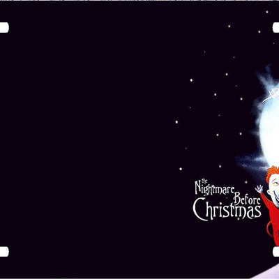 Disney nightmare before christmas vanity license plate