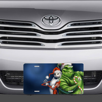 Disney Nightmare Before Christmas Jack Skellington Oogie Boogie License Plate - Thumbnail 1