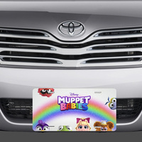 Disney Muppet Babies Rainbow Vanity License Plate - Thumbnail 1