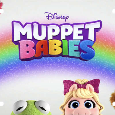 Disney muppet babies rainbow vanity license plate
