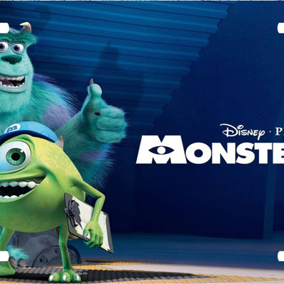 Disney monsters inc title screen vanity license plate