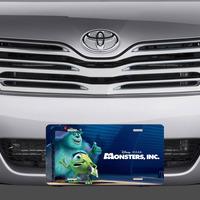 Disney Monsters Inc Title Screen Vanity License Plate - Thumbnail 1