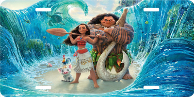 Disney Moana Maui License Plate Auto Truck