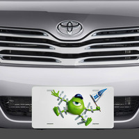 Disney Monsters University Mike Wazowski Vanity License Plate - Thumbnail 1