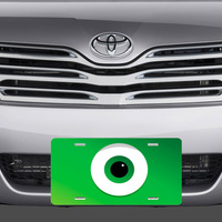 Disney Monsters Inc Mike Wazowski Eye Vanity License PLate - Thumbnail 1