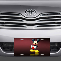 Disney Mickey Mouse Vanity License Plate - Thumbnail 1