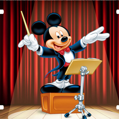 Disney conductor mickey mouse vanity license plate auto