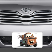 Disney Cars Tow Mater Vanity License Plate - Thumbnail 1