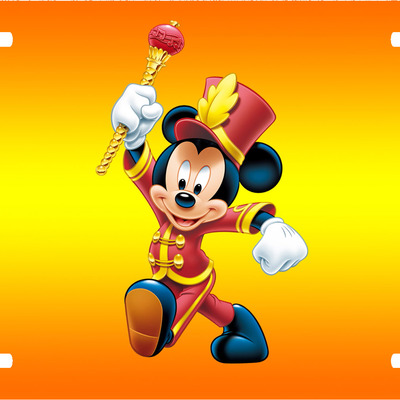 Disney marching band mickey mouse vanity license plate