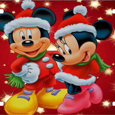 Disney mickey and minnie mouse christmas vanity license plate