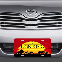 Disney The Lion King Sunset Vanity License Plate - Thumbnail 1