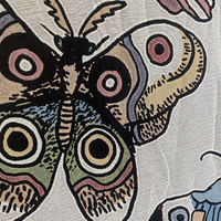 SALE! Blanket Textiles-- Moths! - Thumbnail 1