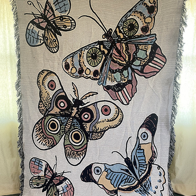 Sale! blanket textiles-- moths!
