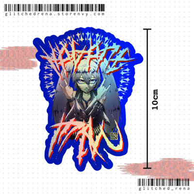 Hagane miku holographic sticker