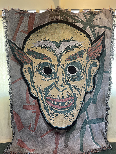 SALE! Blanket Textile-- Clown!