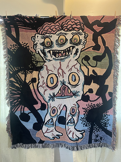 SALE! Throw Blanket-- Vein Brain!