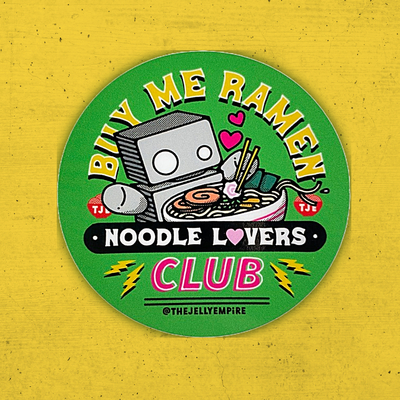 Buy Me Ramen Sticker
