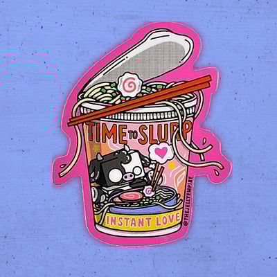 Beef pot noodle sticker