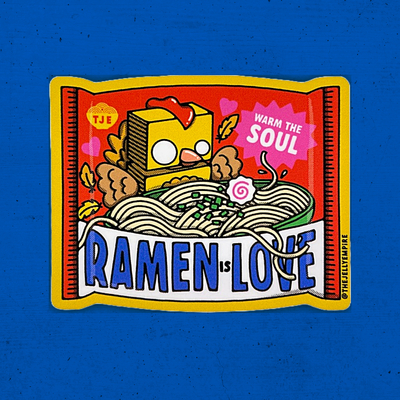 Ramen Is Love Sticker