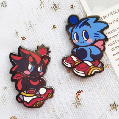 [StH] Chao Drip Enamel Pins
