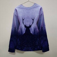 New gradient elk sweatshirt - Thumbnail 8
