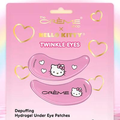 The creme shop x kitty twinkle eyes depuffing hydrogel under eye patches