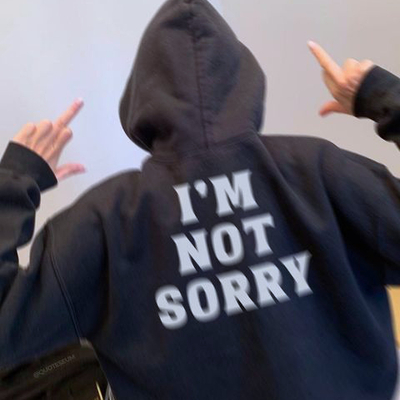 Free shipping-i'm not sorry hoodie