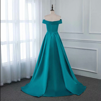 Fashion Evening Dresses Pageant Dresses Boat Neck Fashion Simple Evening Dresses - Thumbnail 1