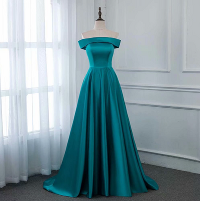 Fashion Evening Dresses Pageant Dresses Boat Neck Fashion Simple Evening Dresses