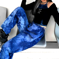 Vintage Punk Baggy Hippie Pigment Dyed Wide Leg Flattering Loose Pants Hottest Style Amazing - Thumbnail 3