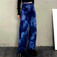 Vintage Punk Baggy Hippie Pigment Dyed Wide Leg Flattering Loose Pants Hottest Style Amazing - Thumbnail 5